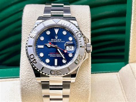 rolex yacht master blau